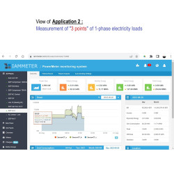 IAMMETER CLOUD 3-Phase WIFI Bidirectional Energy Meter 3-Sensor CT 5000A